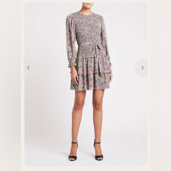 NWT La Vie Rebecca Taylor Camila Floral Dress - Picture 2 of 8